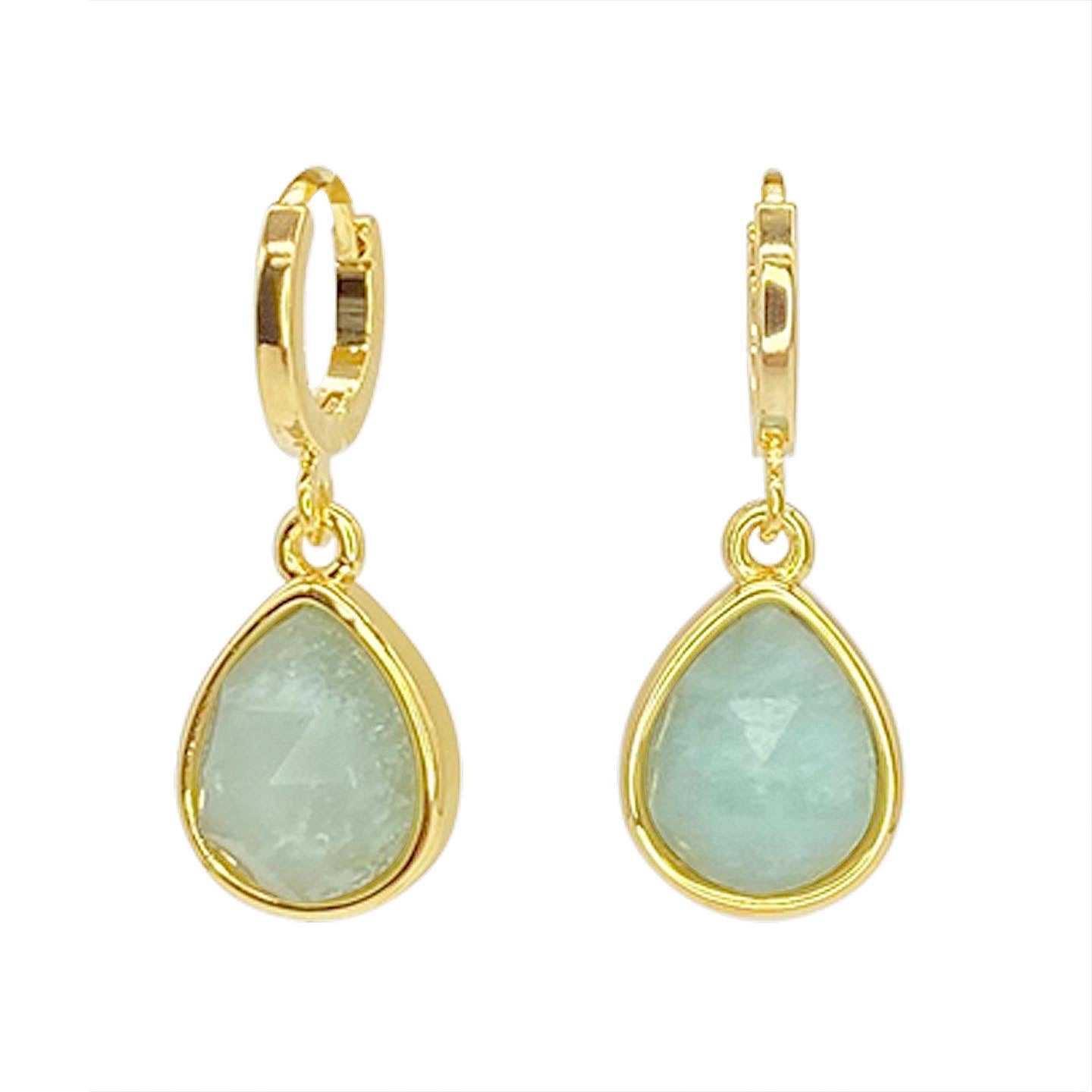 Amazonite Drop Earrings