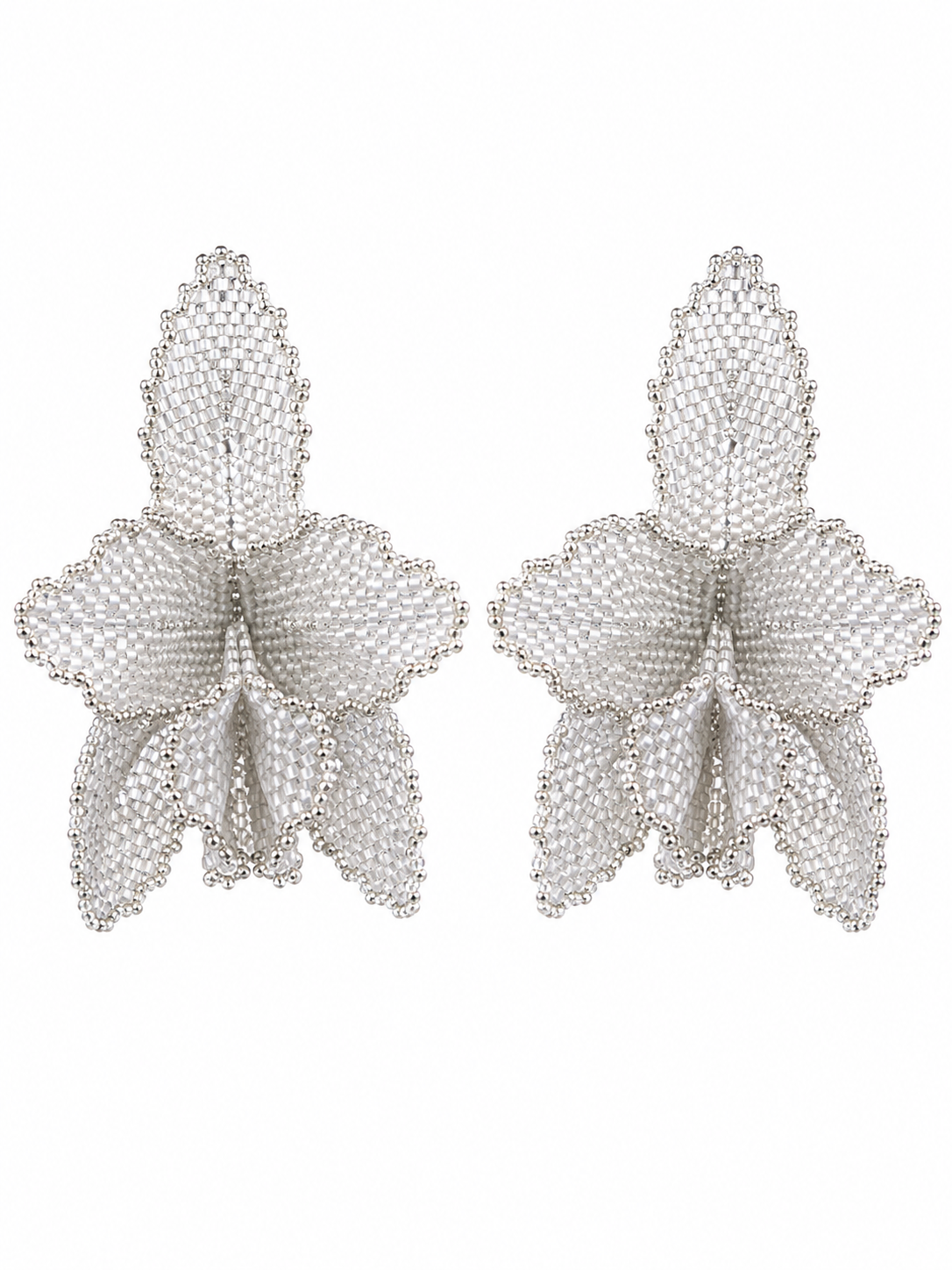 Silver Bloom Earrings