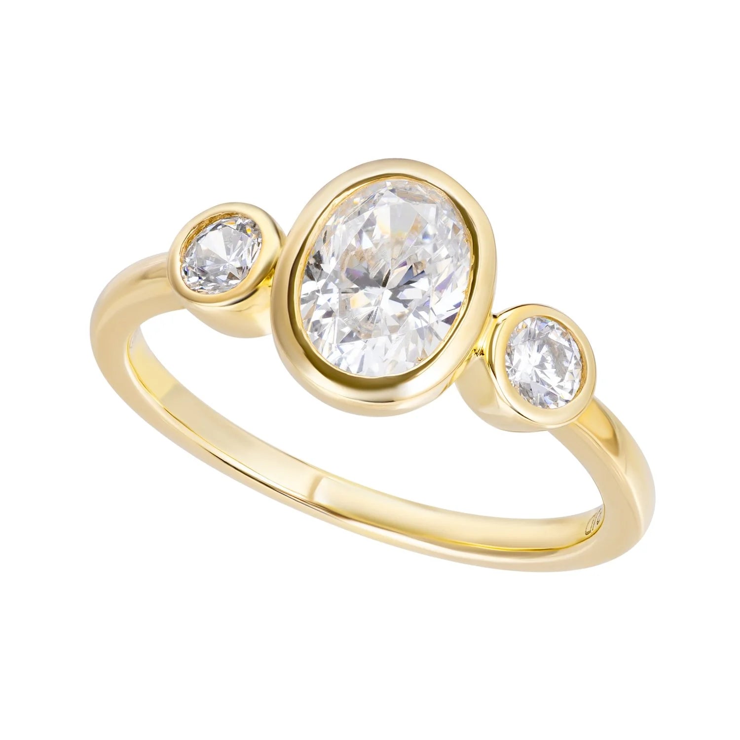 9ct Gold Trilogy Ring