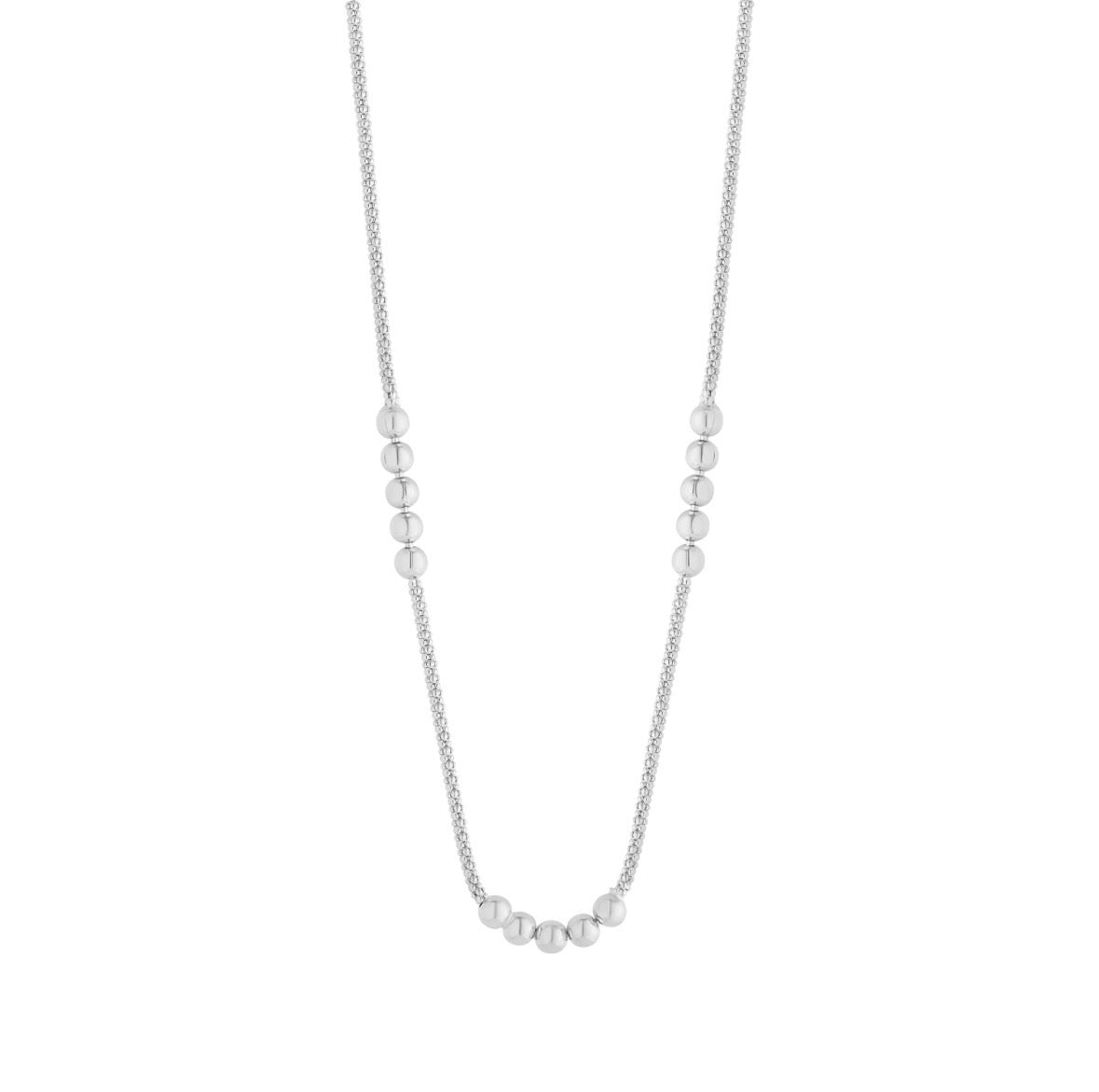 Silver Beaded Necklace