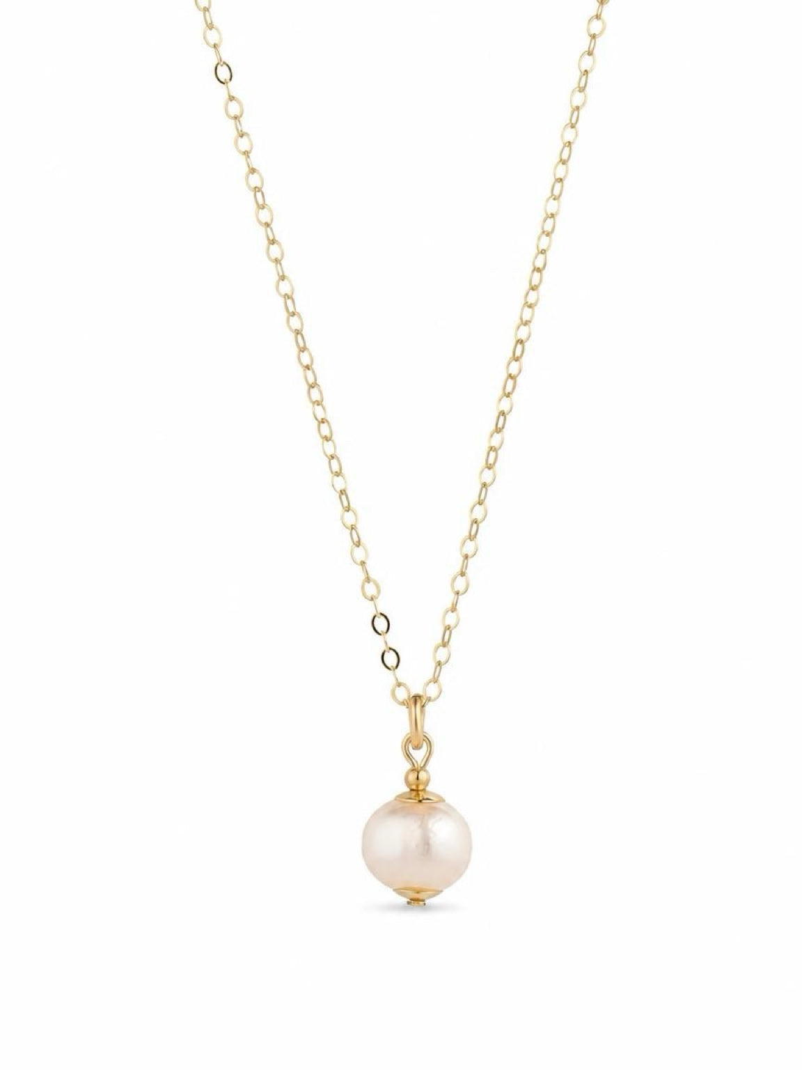Petite Pearl Pendant Necklace