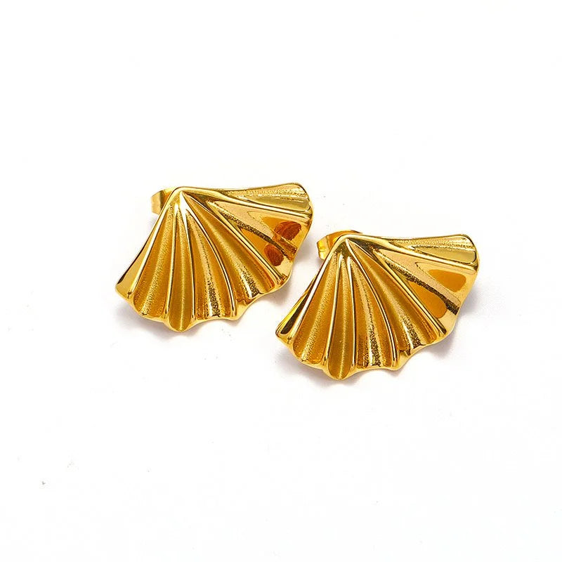 Statement Fan Studs