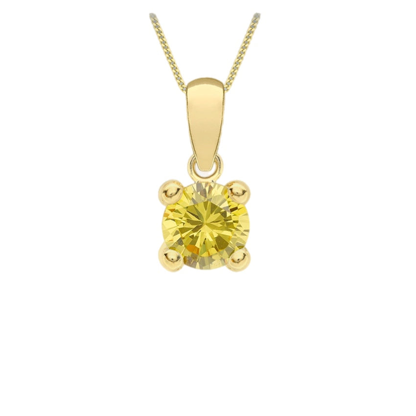 9ct Birthstone Pendant