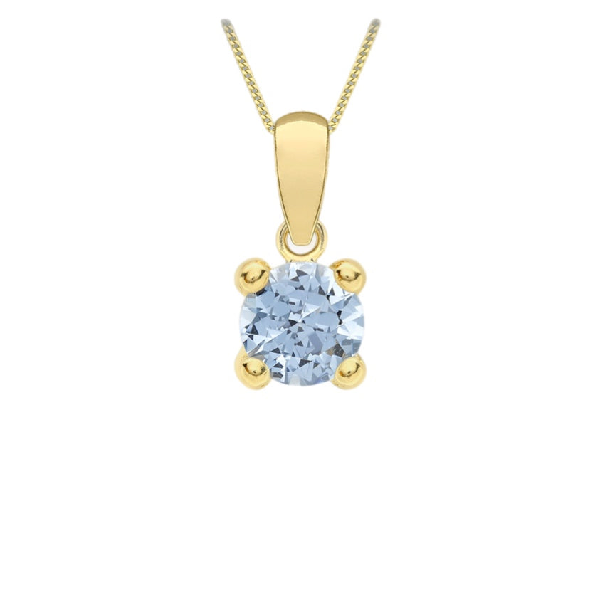 9ct Birthstone Pendant
