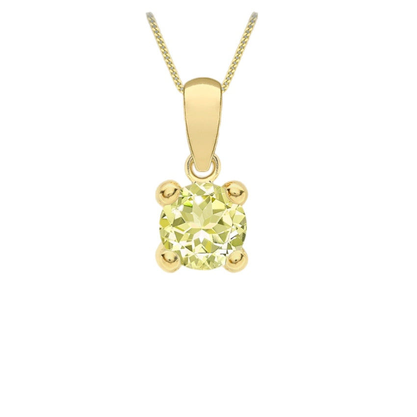 9ct Birthstone Pendant