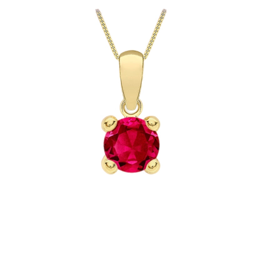 9ct Birthstone Pendant