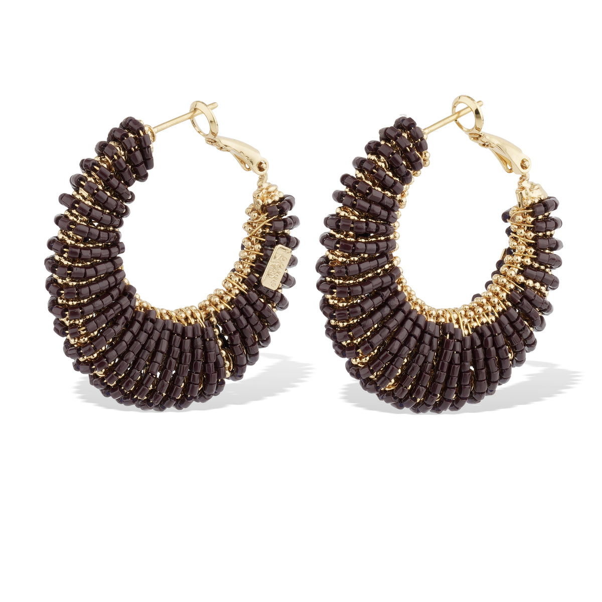 Izzia Earrings Brown