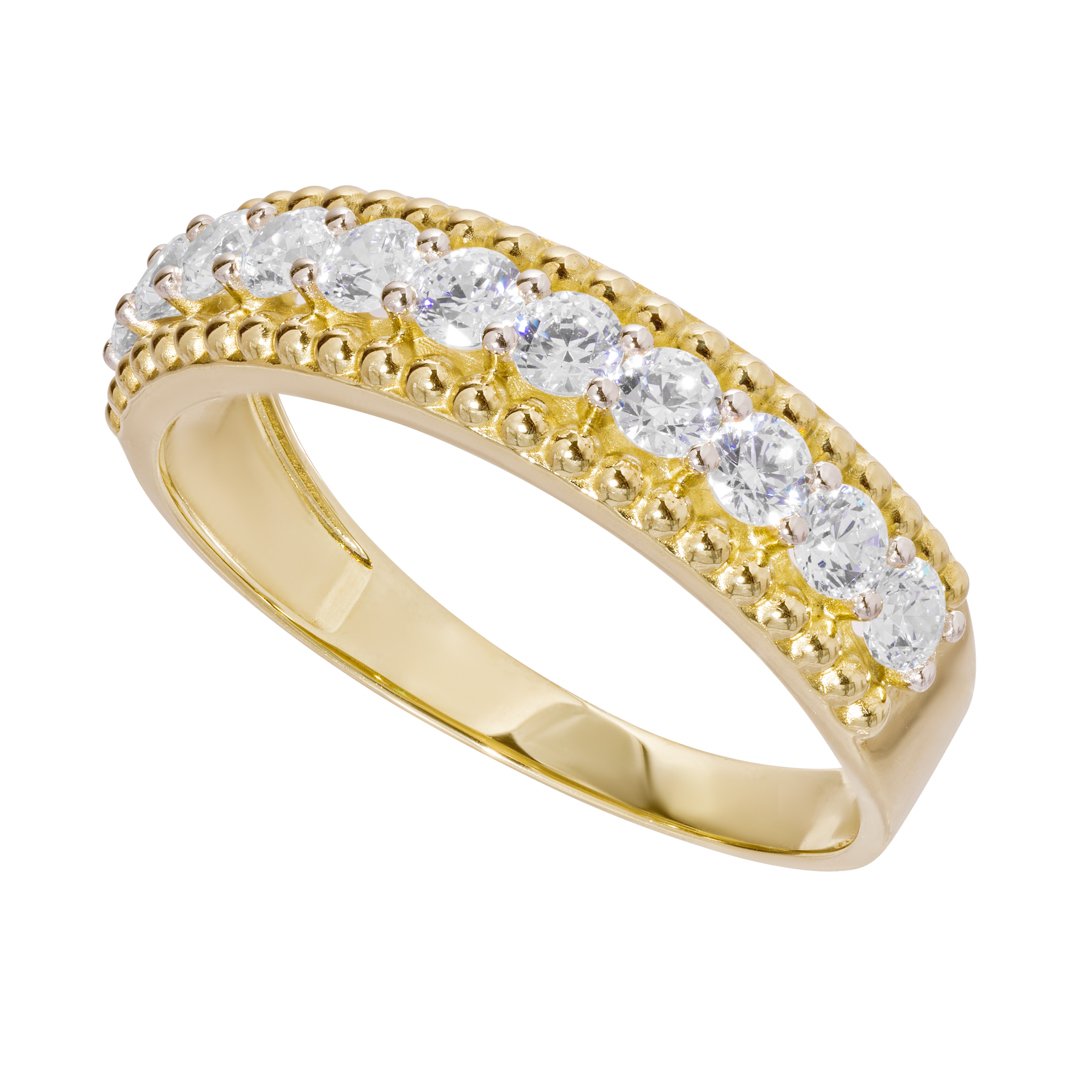 9ct Gold Fancy Gold Band