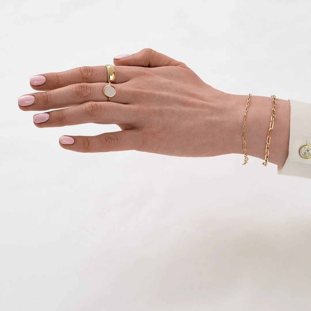 9ct Medium Paperclip Bracelet