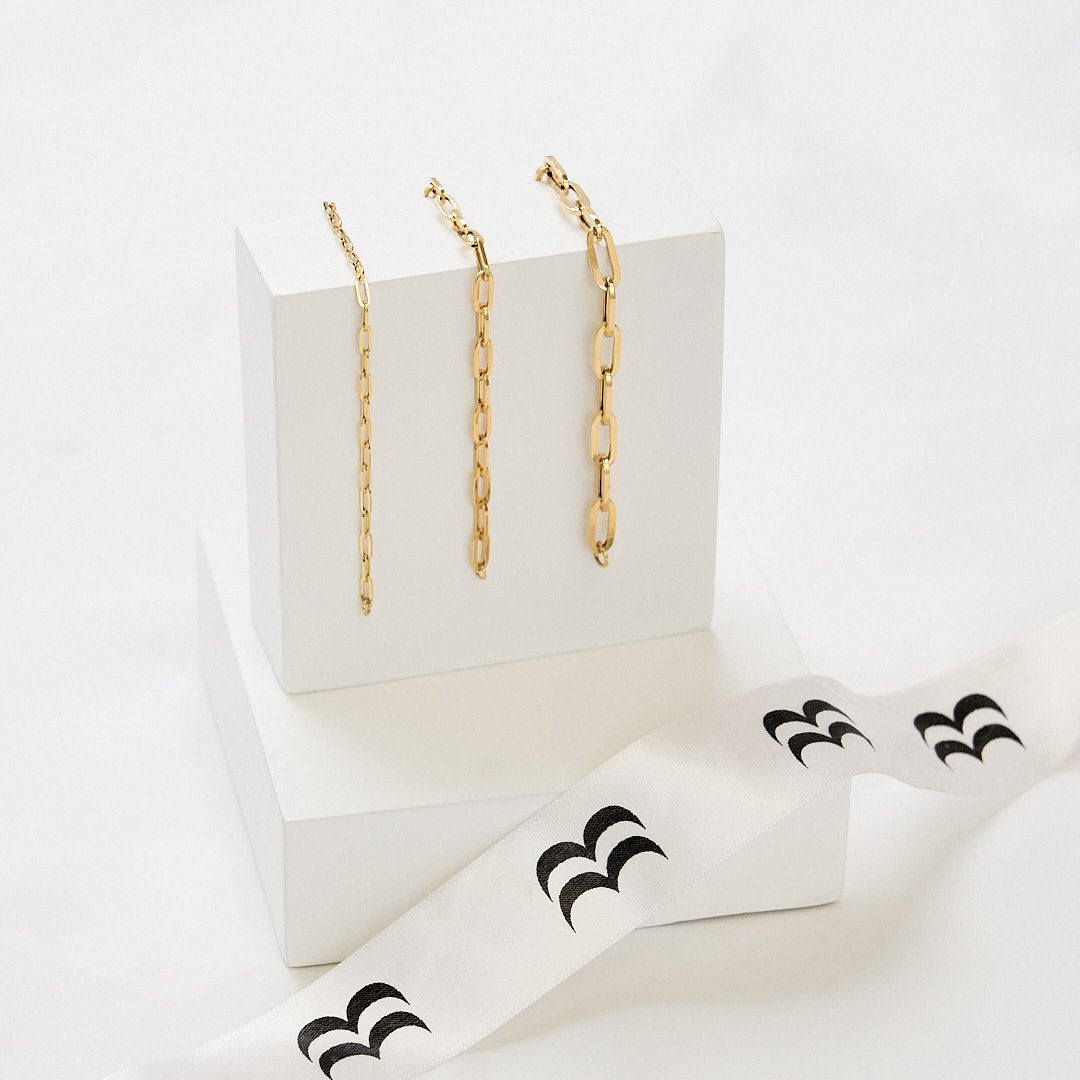 9ct Medium Paperclip Bracelet