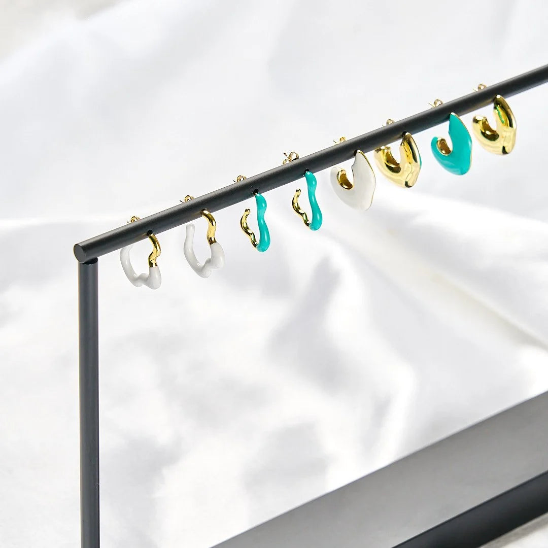 White Enamel Hoop