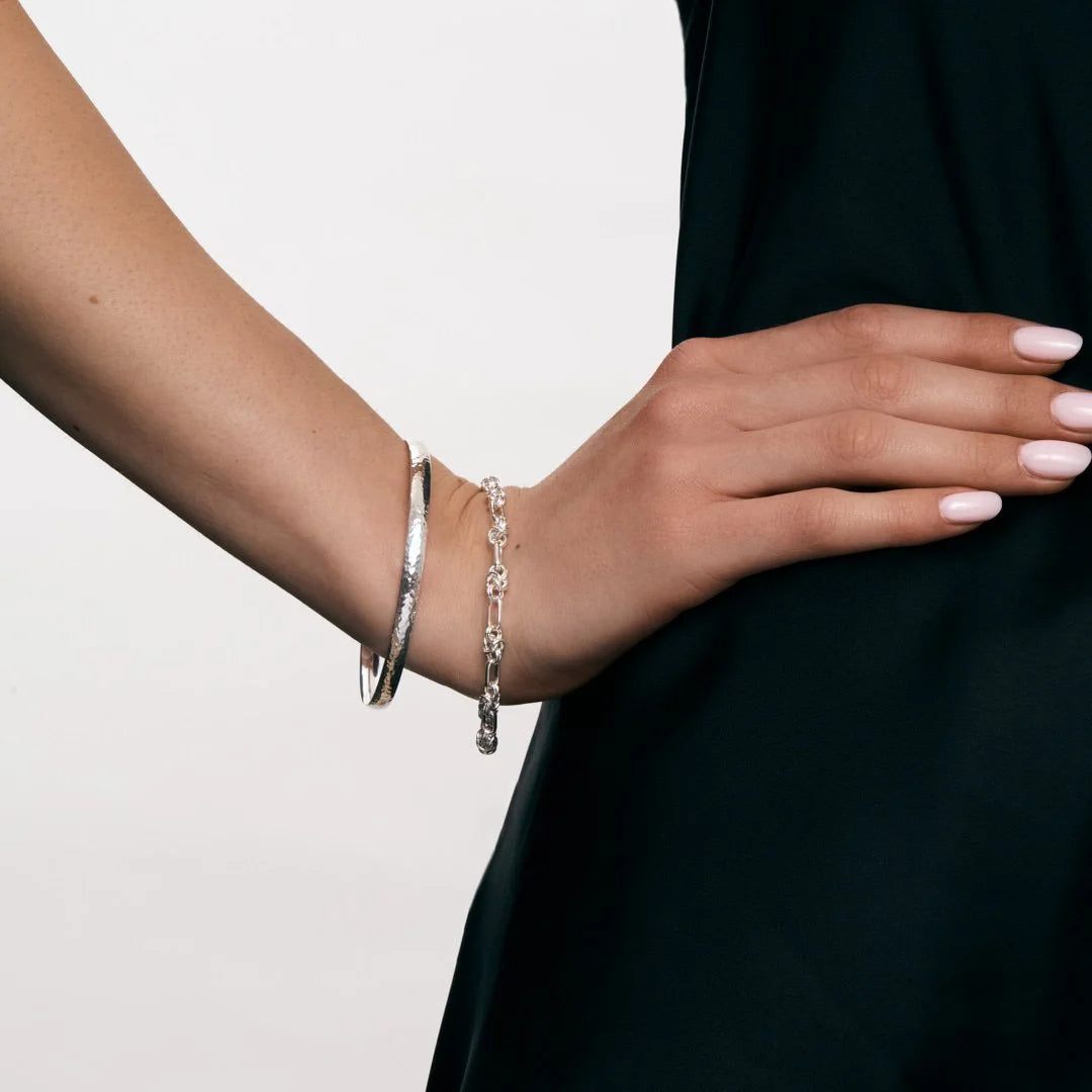 Silver Medium Bangle