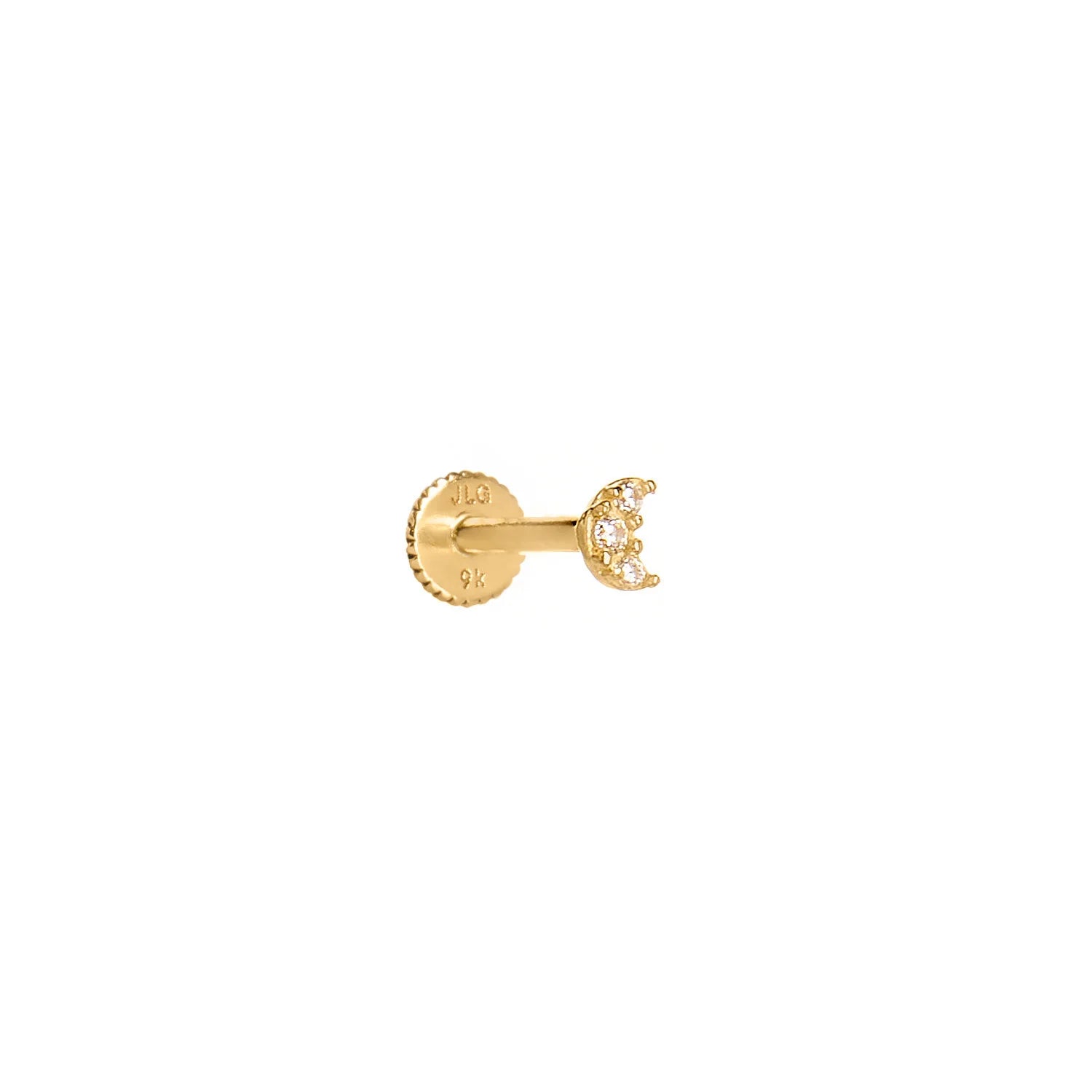 9ct Gold Moon Flatback