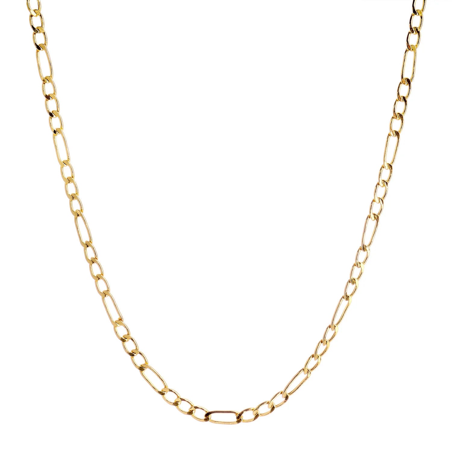 9ct Gold Figaro Chain Necklace