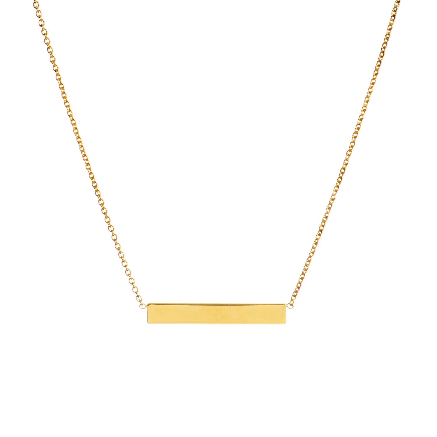 9ct Gold Bar Pendant
