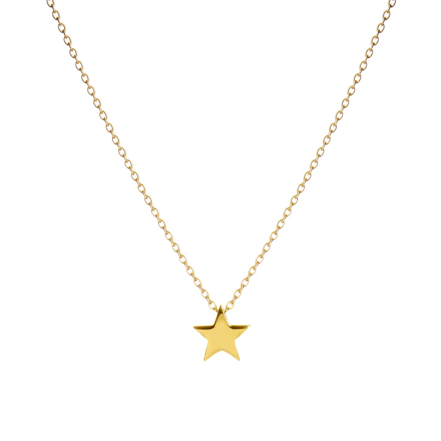 9ct Gold Star Necklace