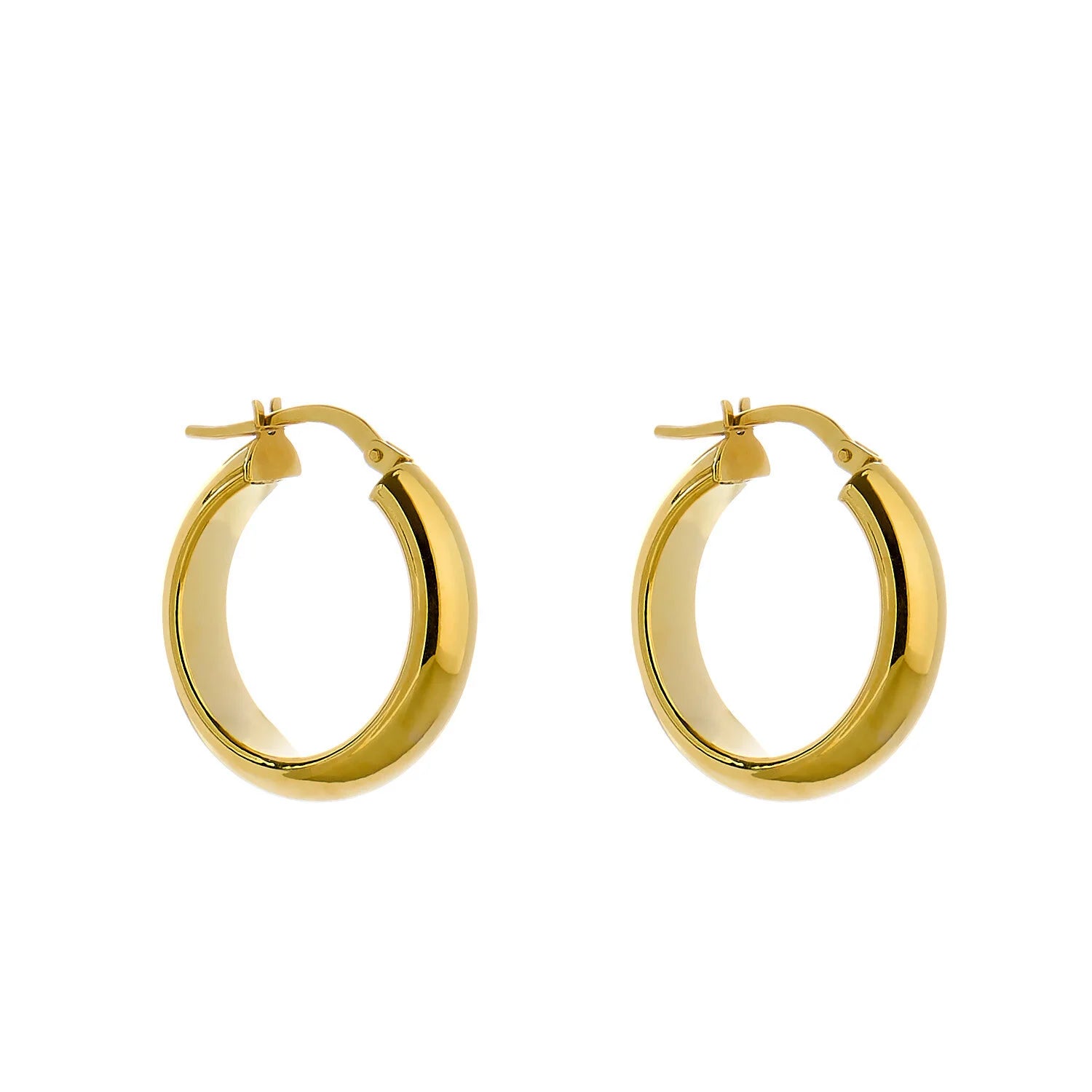 9ct Gold Classic Gold Hoop Earrings