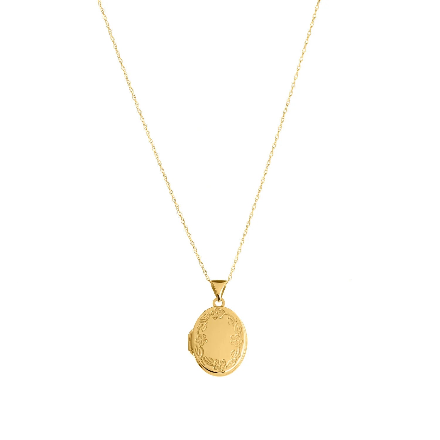 9ct Gold Locket Necklace
