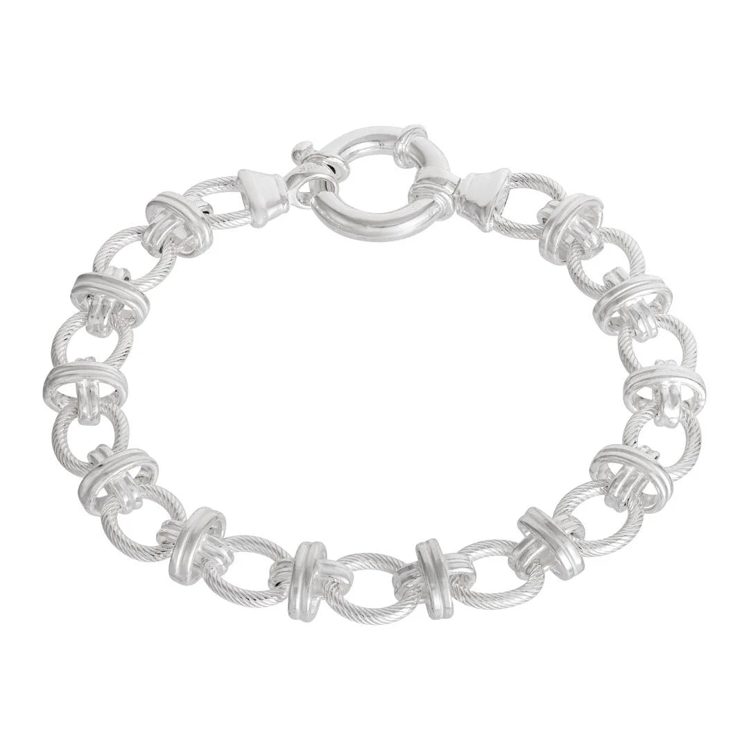 Silver Cable Chain Bracelet