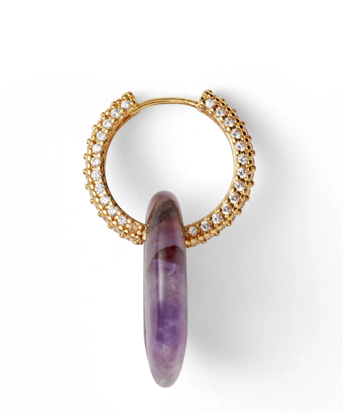 Infinity Hoops - Amethyst