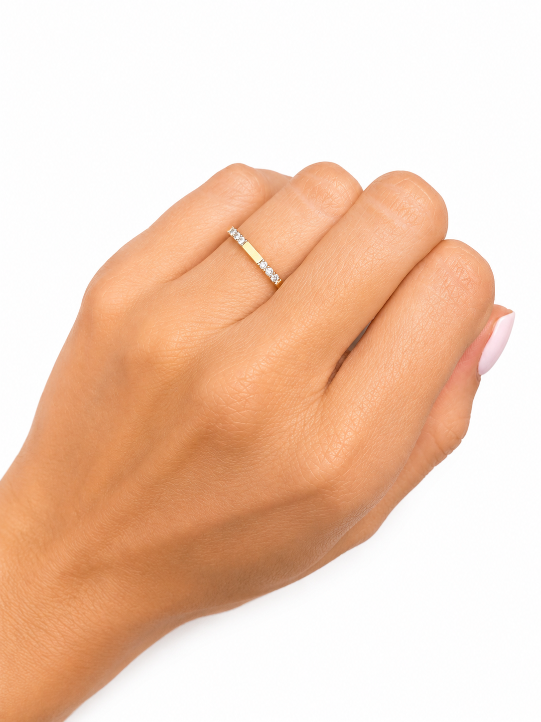 9ct Diamond Hexagon