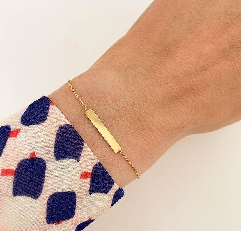 9ct Gold Bar Bracelet