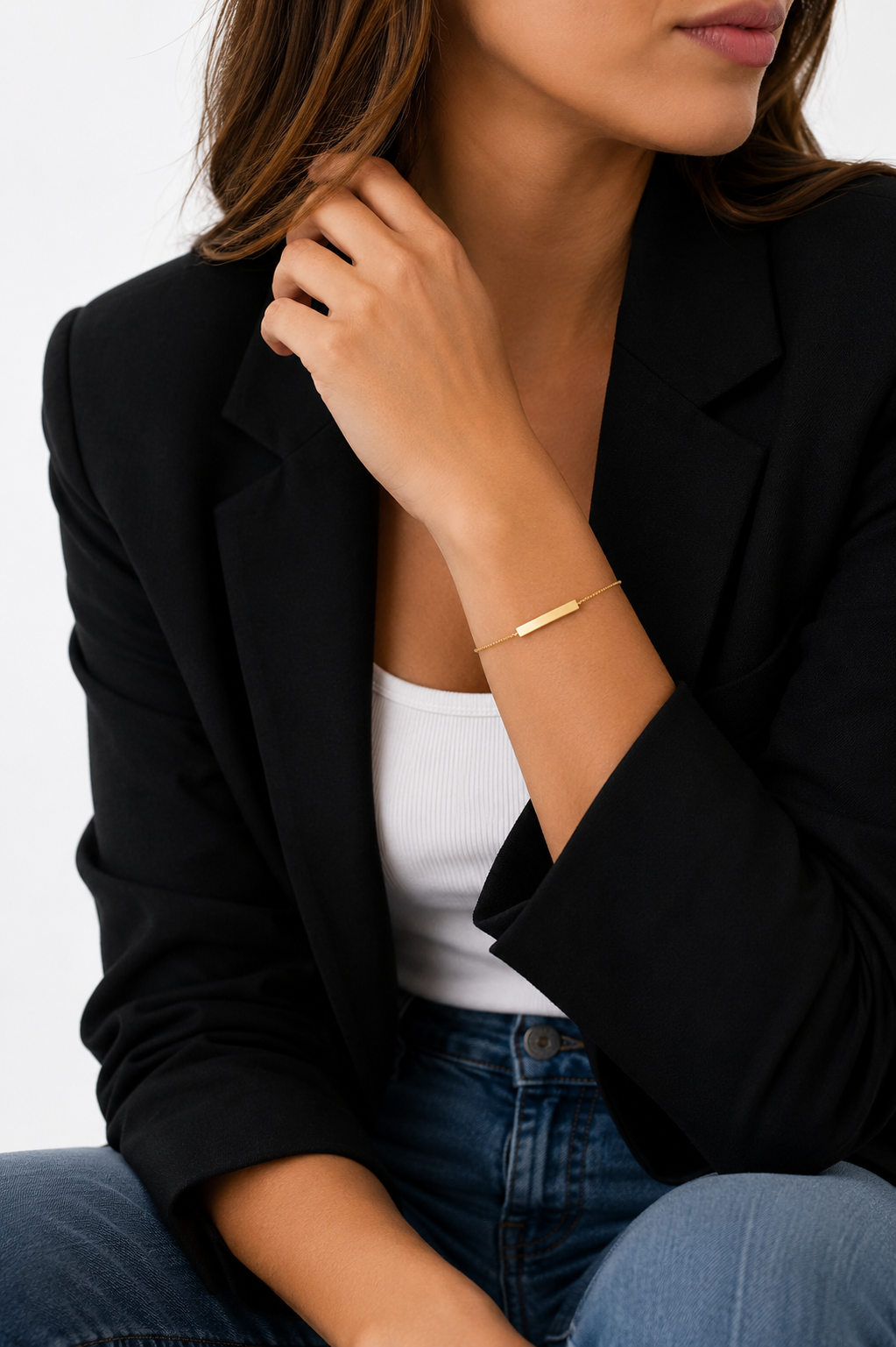9ct Gold Bar Bracelet