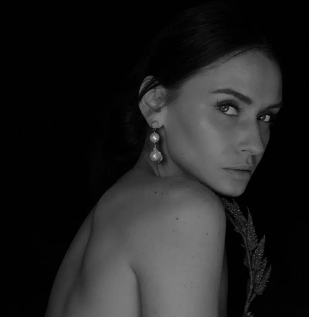 Baroque Double Drop Earrings