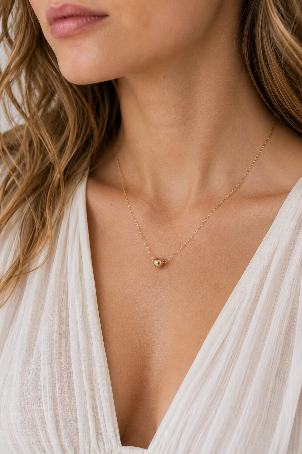 Petite Ball Pendant Necklace