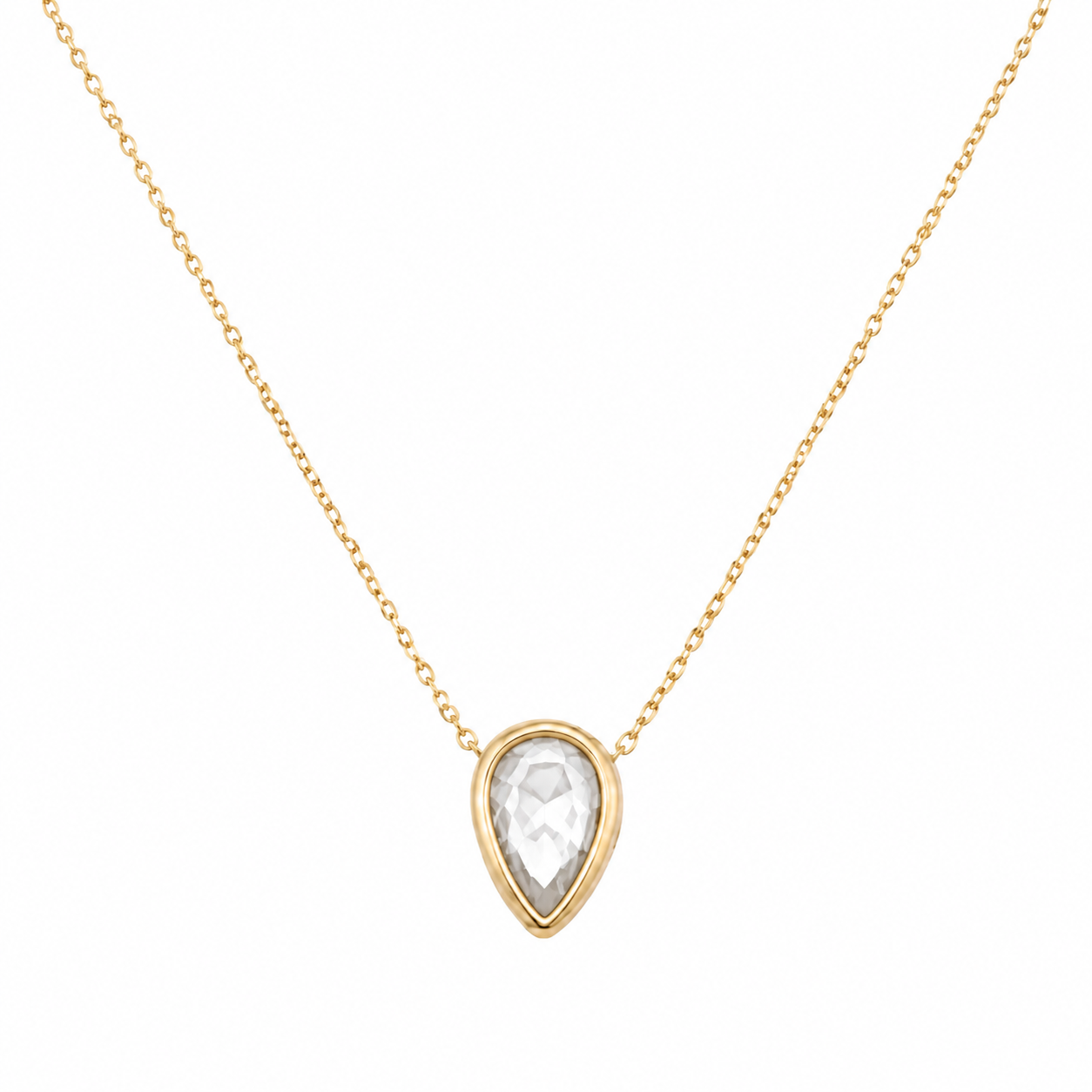 9ct Gold Dewdrop Necklace