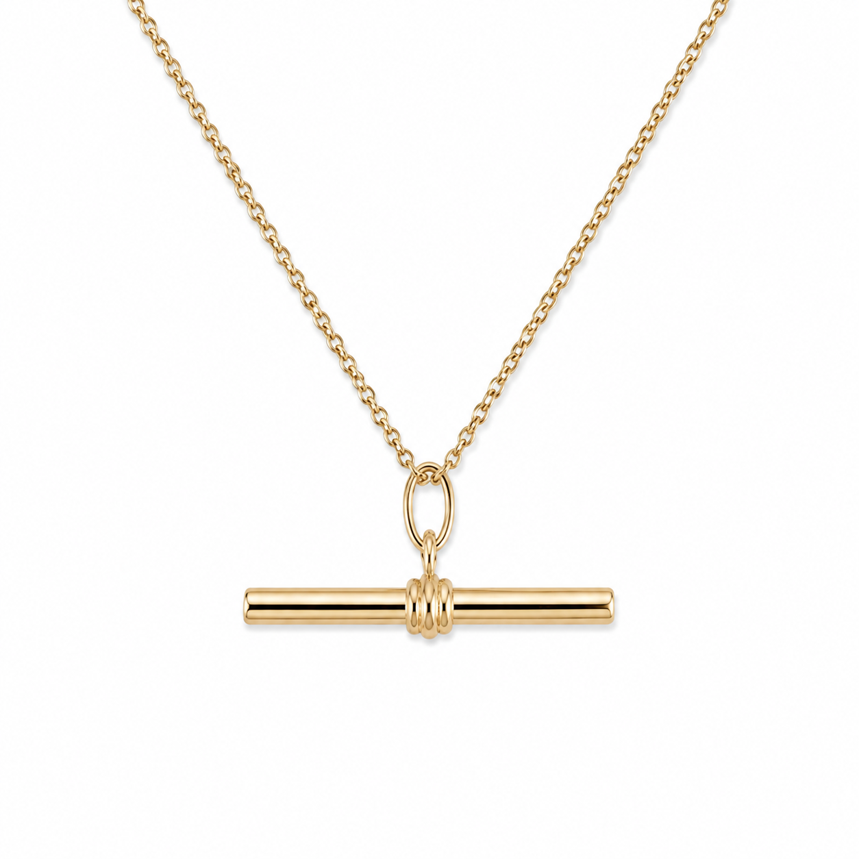 Classic 9ct Gold T-Bar