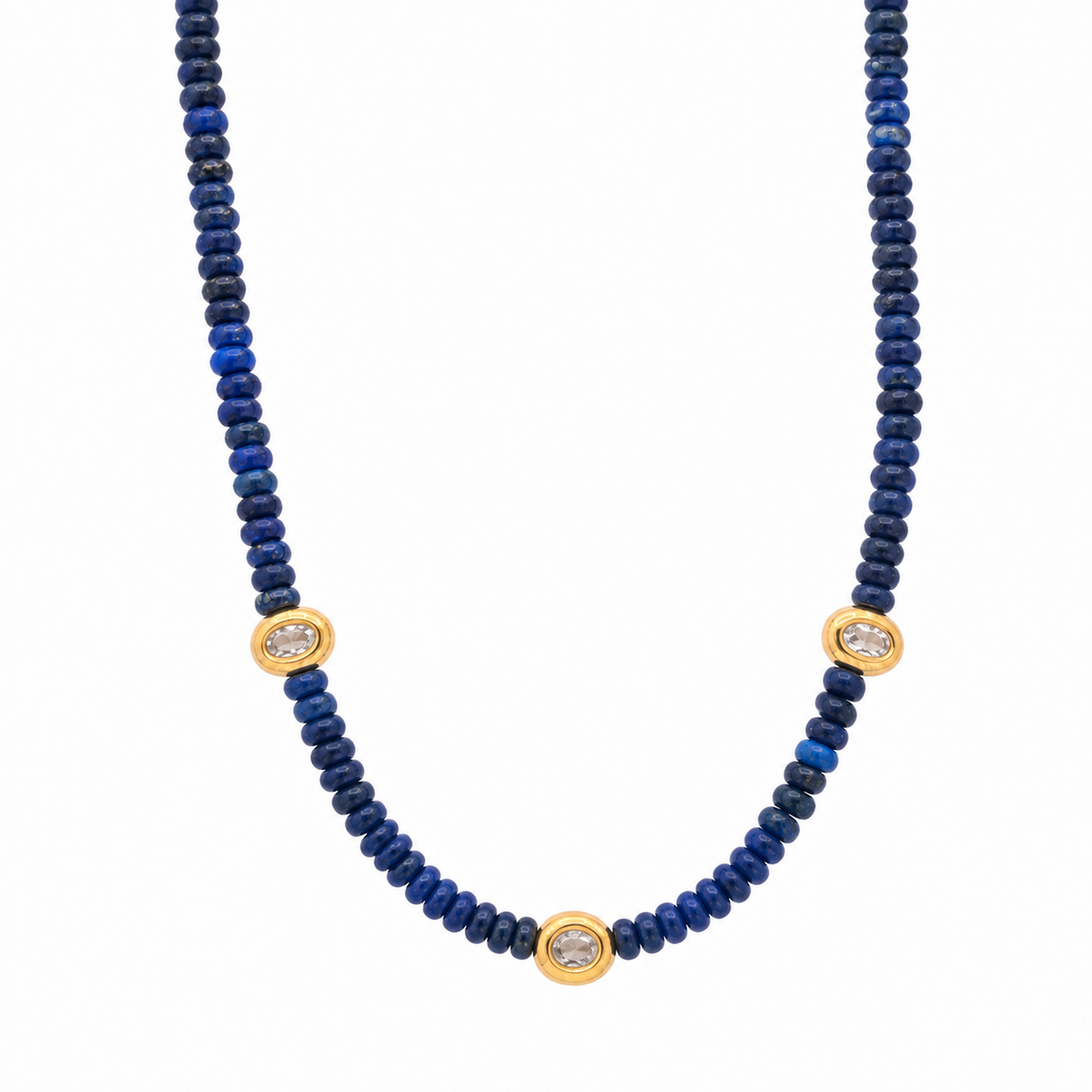 Lucie Necklace Blue Sodalite