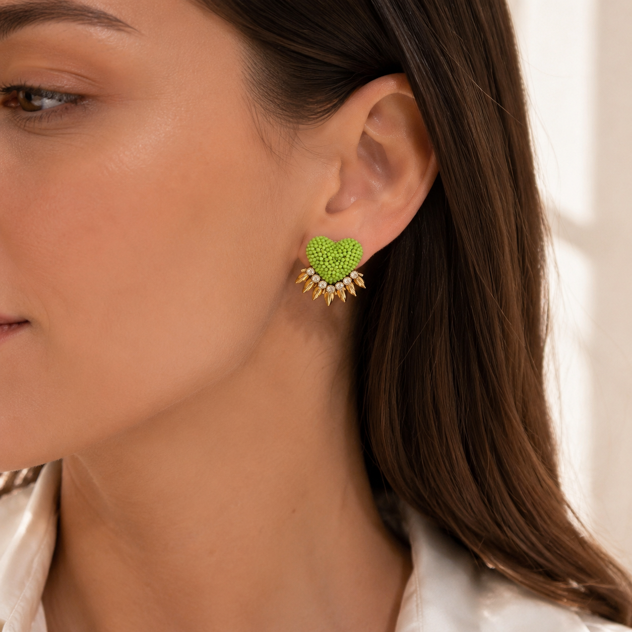 Danika Green Earrings
