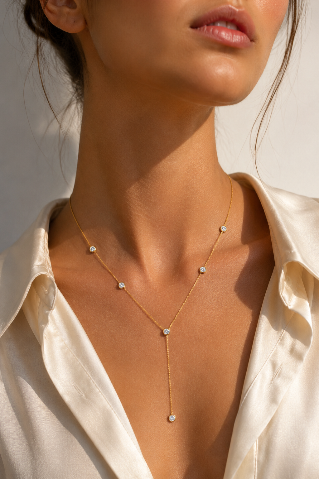 9ct Gold Six-Drop Necklace