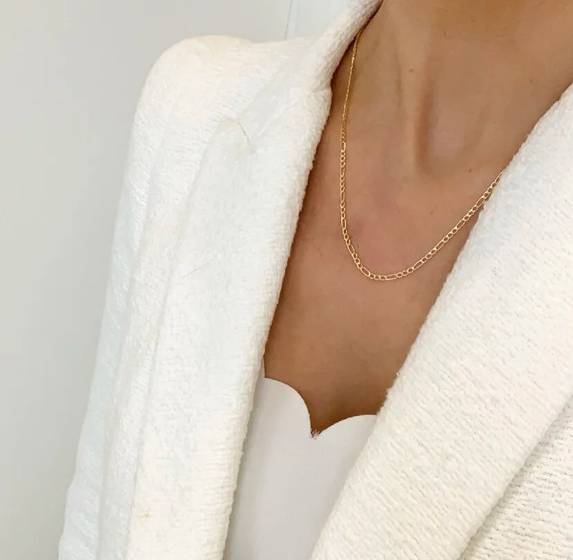 9ct Gold Figaro Chain Necklace