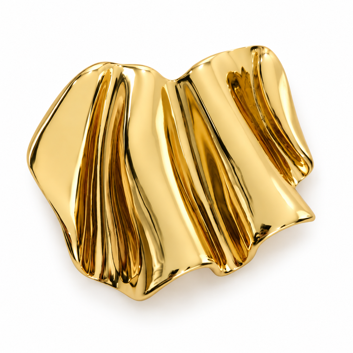 Gold Pixie Brooch