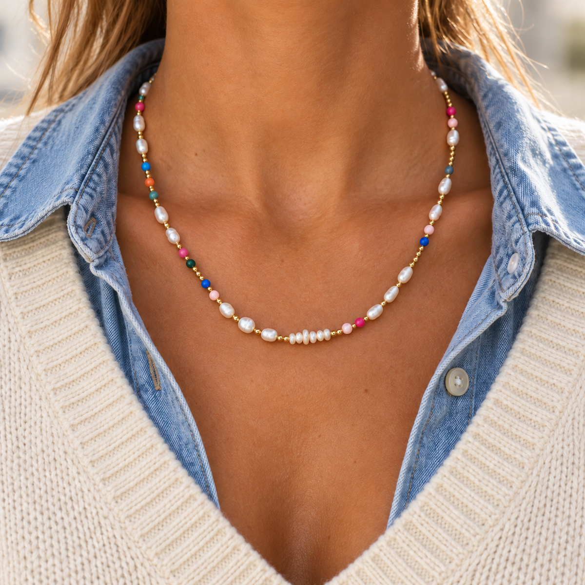 The Pick ’n’ Mix Pearl Necklace