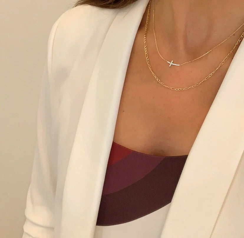 9ct Gold Figaro Chain Necklace