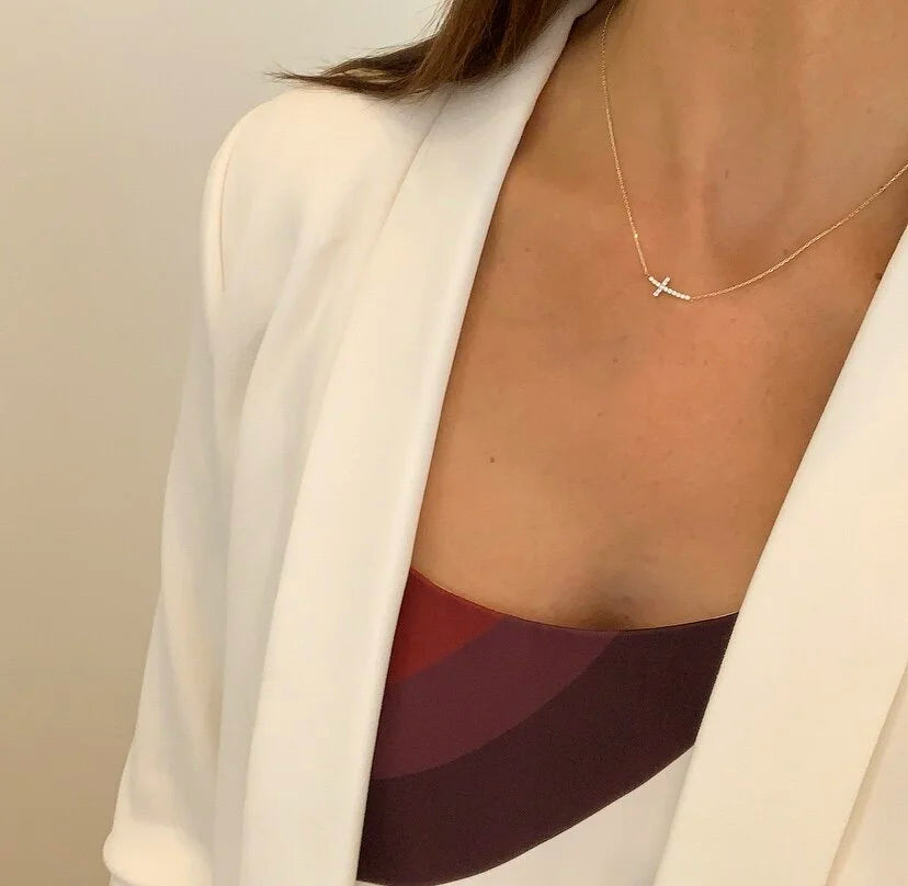 9ct Gold Cross Necklace