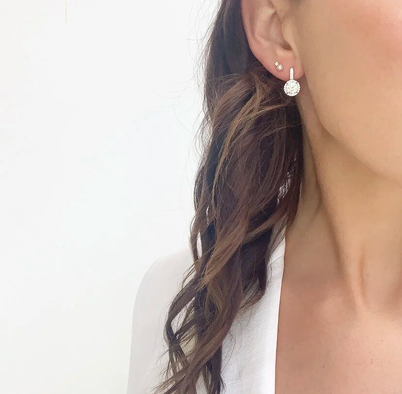 Silver Cz Cluster