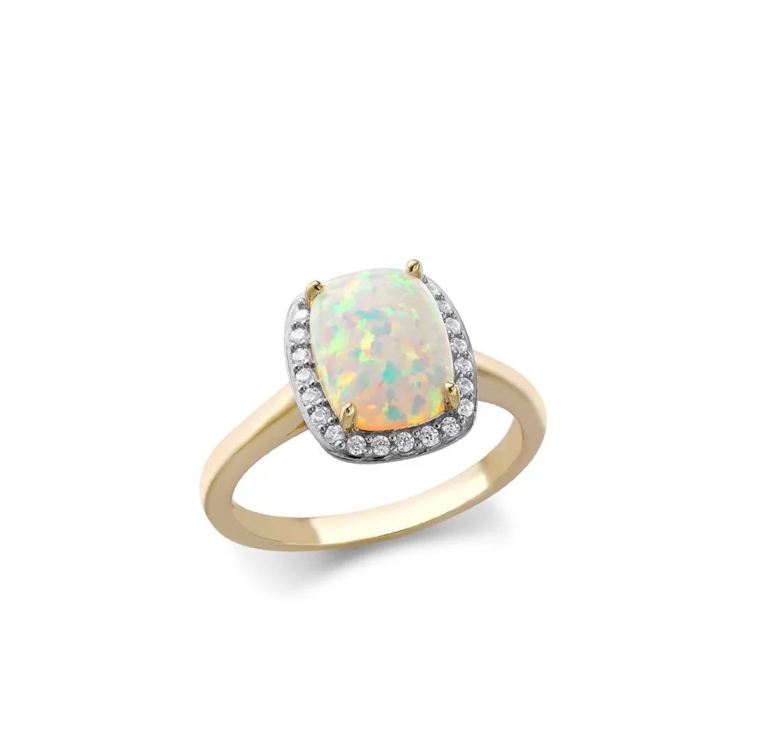 9ct Gold Opal Ring