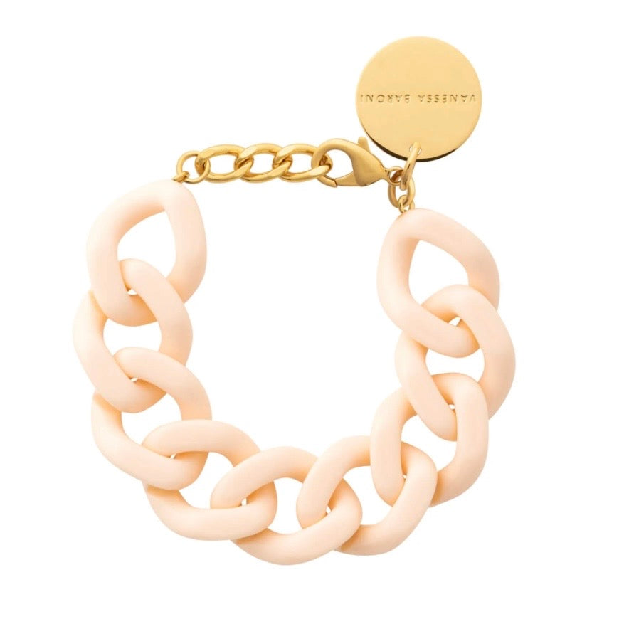 Flat Chain Bracelet Latte