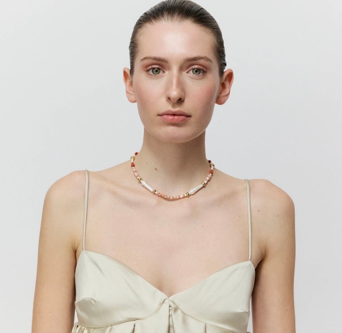 Shore Necklace Red