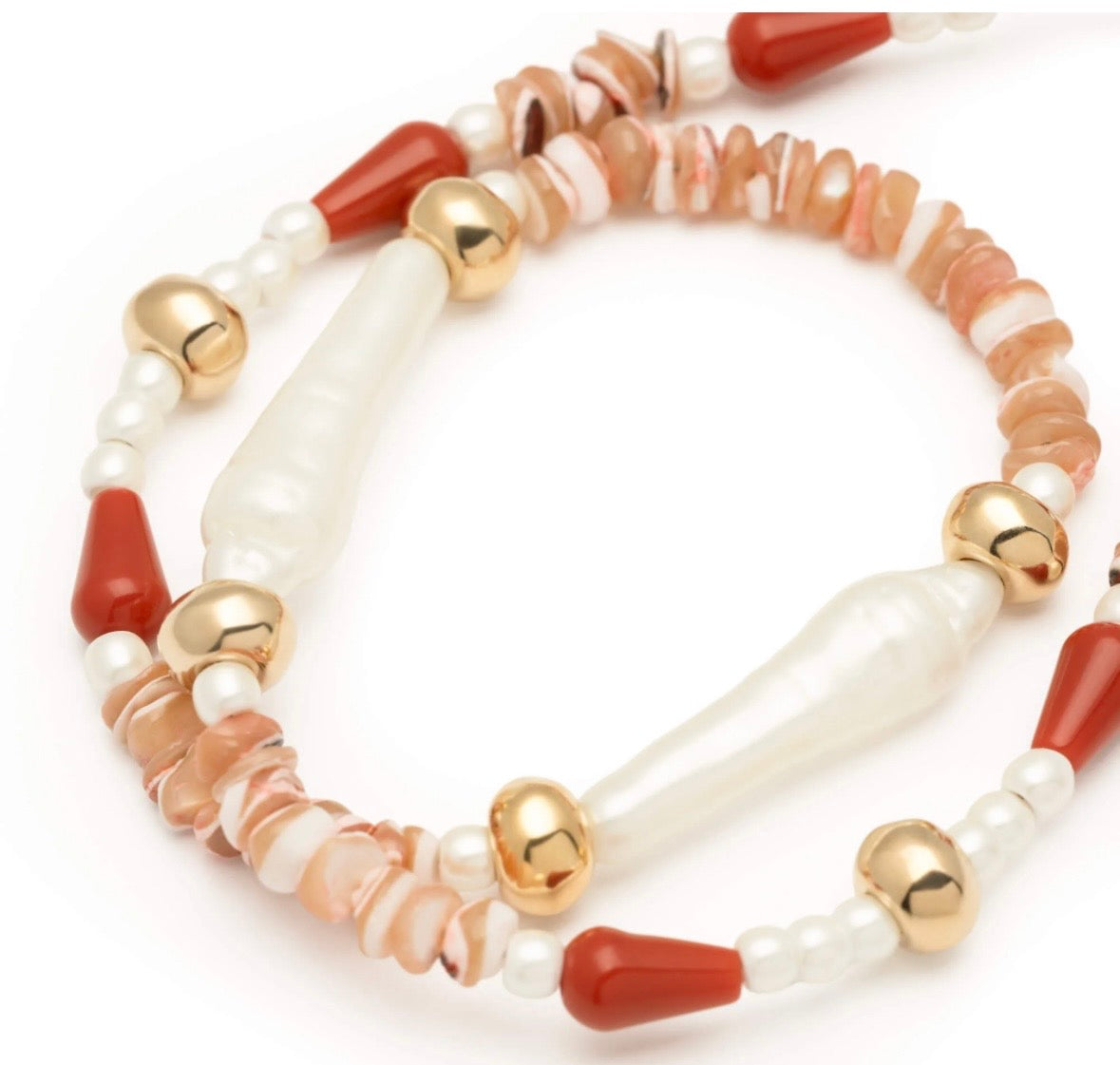 Shore Necklace Red