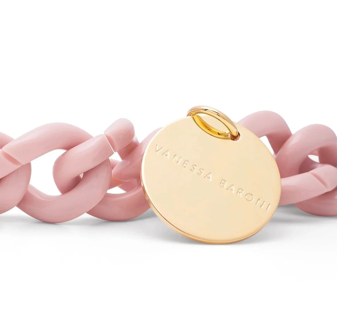 Flat Chain Bracelet Light Rose