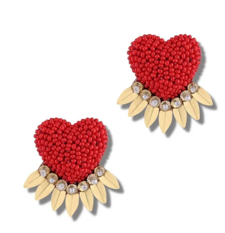 Danika Red Earrings