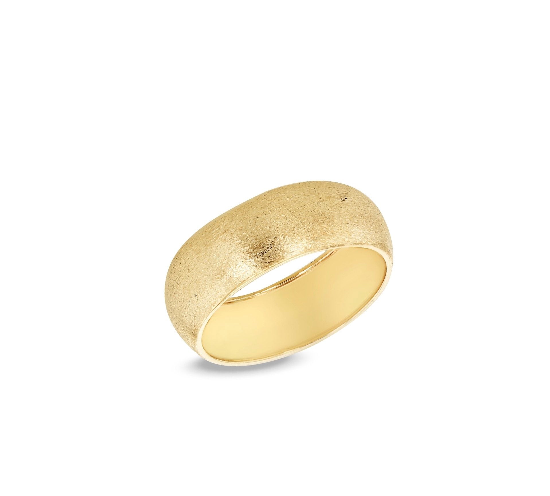 9ct Gold Satin Band Ring
