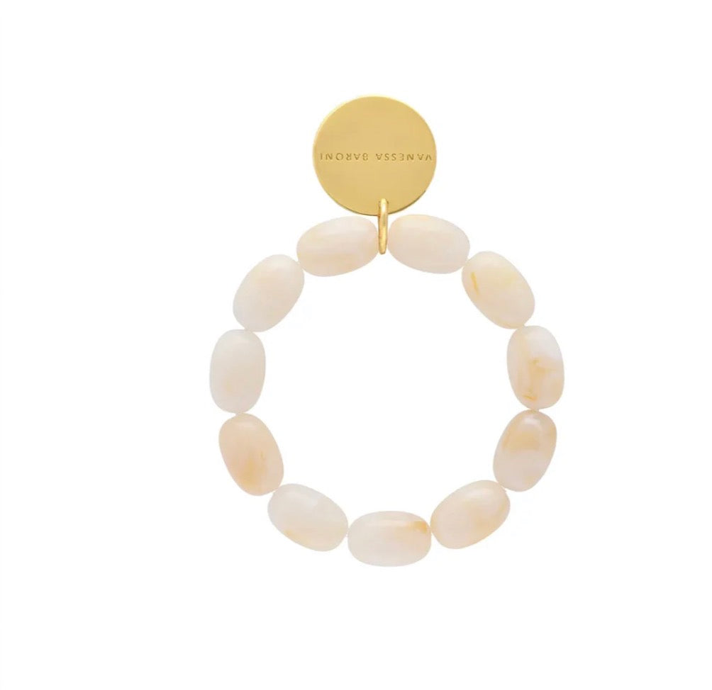 Olive Flex Bracelet Pearl Marble