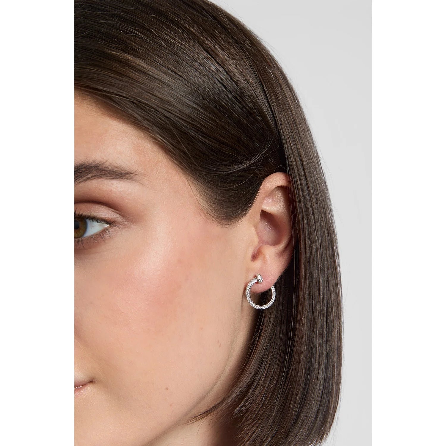 Silver Nail Earring