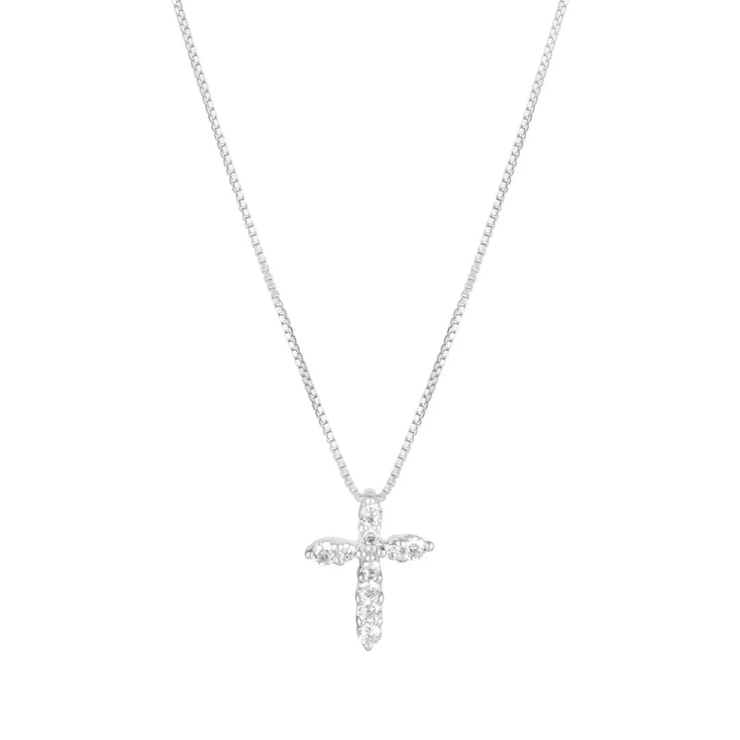 CZ Cross Pendant
